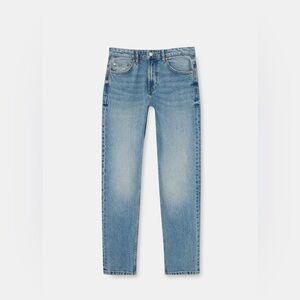 Pull and Bear Basic straight-fit jeans